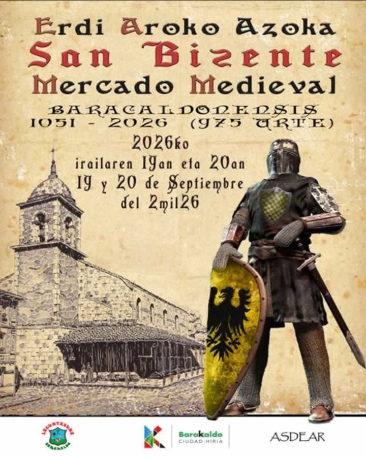 Mercado Medieval de Barakaldo – San Vicente 2026 (Bizkaia)
