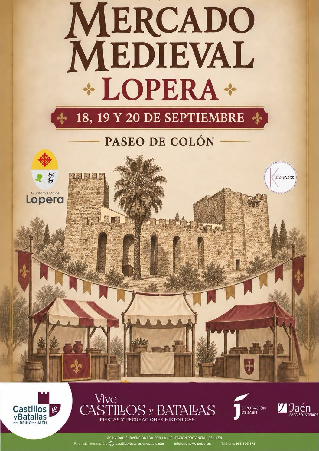 Mercado Medieval de Lopera 2026 (Jaén)