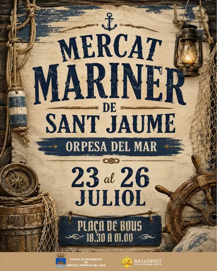 Mercado Marinero de Oropesa del Mar 2026 (Castellón)