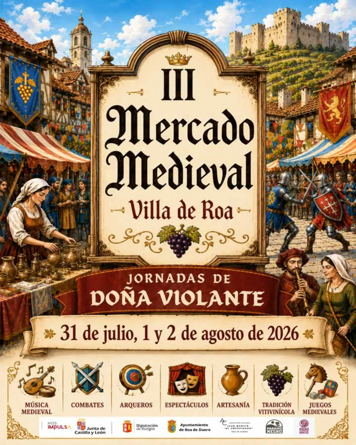 Mercado Medieval de Roa de Duero 2026 (Burgos)