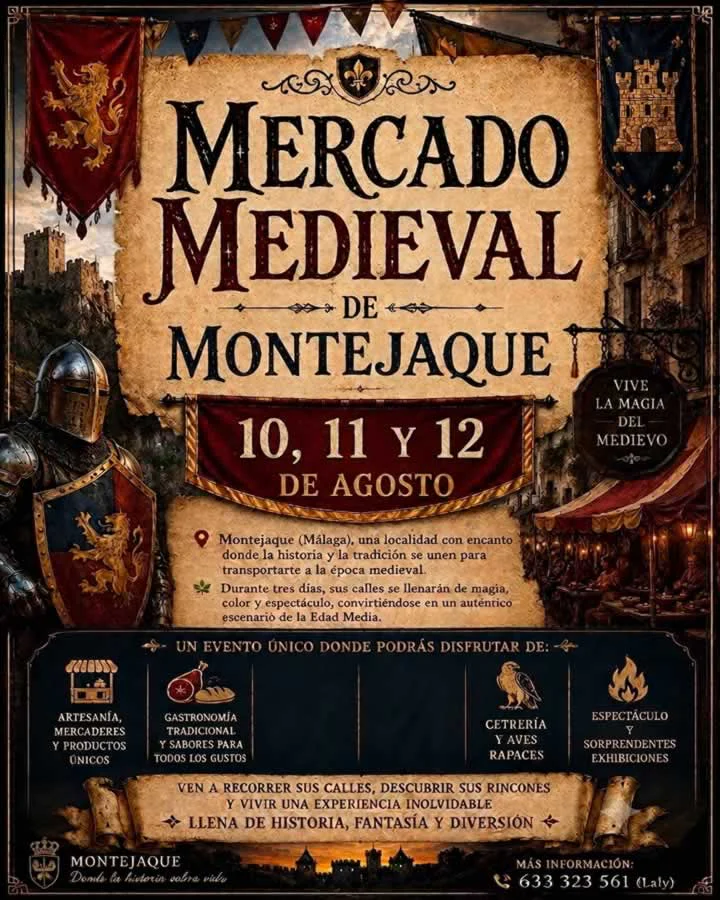 Mercado Medieval en Montejaque 2026, Málaga