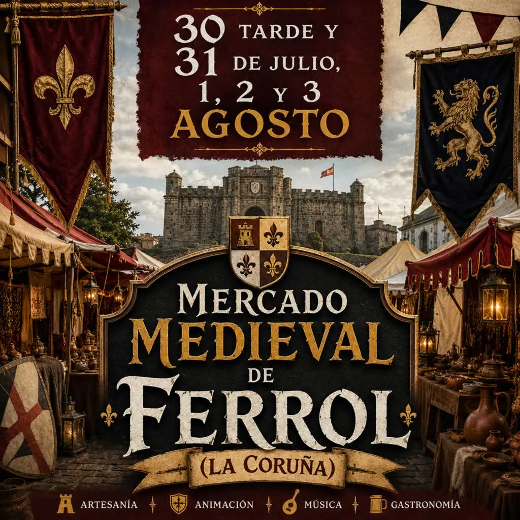 Mercado Medieval de Ferrol 2026 (La Coruña)