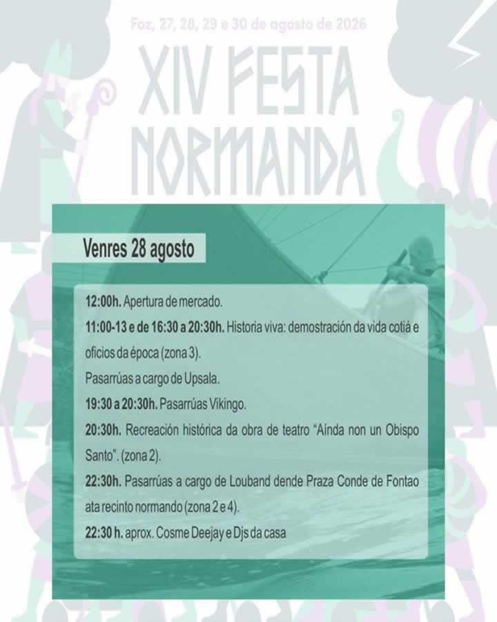 Mercado de la Festa Normanda de Foz 2026 / Lugo