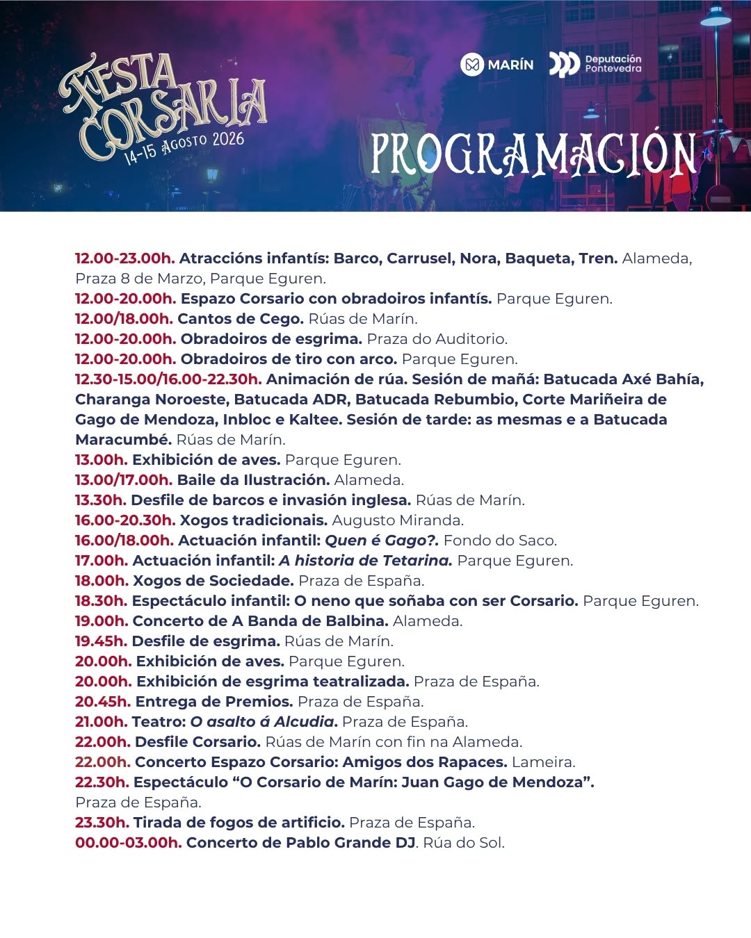 Mercado Pirata de Marín (Pontevedra) 2026