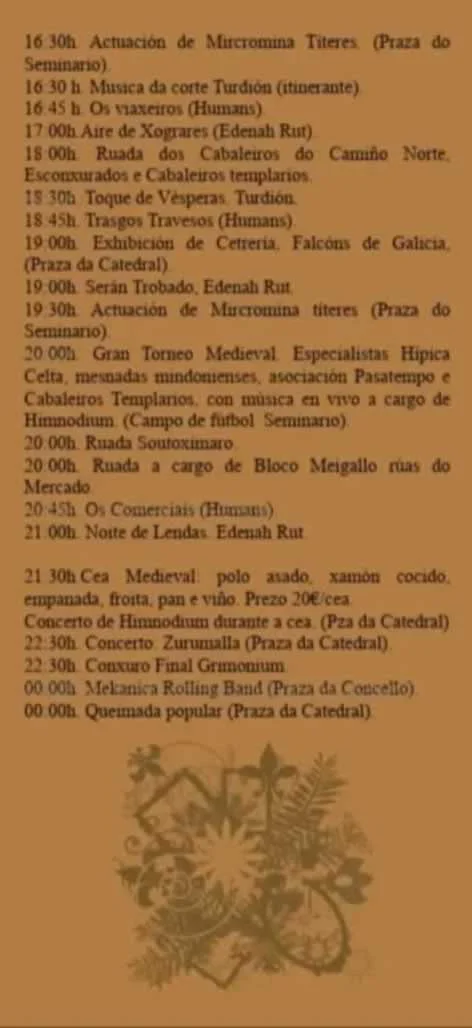 XXXIV Mercado Medieval de Mondoñedo (Lugo) 2026