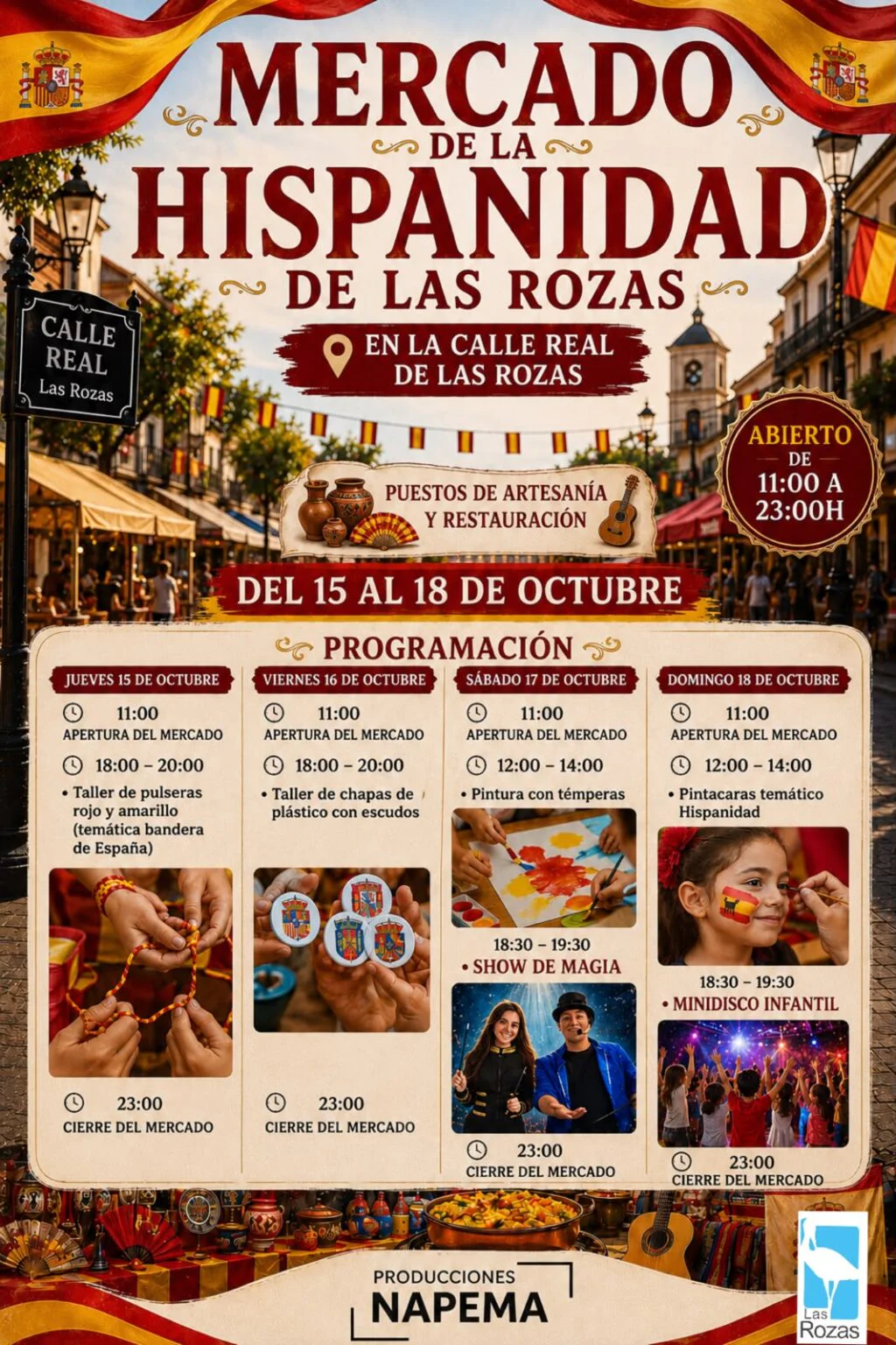 Mercado de la Hispanidad de Las Rozas (Madrid) 2026