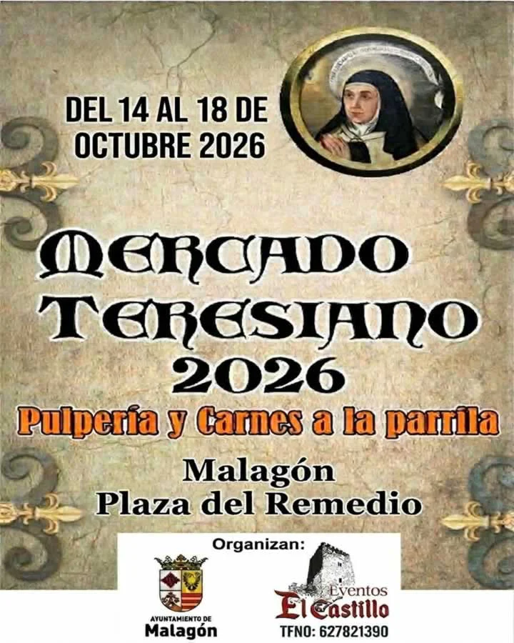 Mercado Teresiano de Malagón 2026 (Ciudad Real)