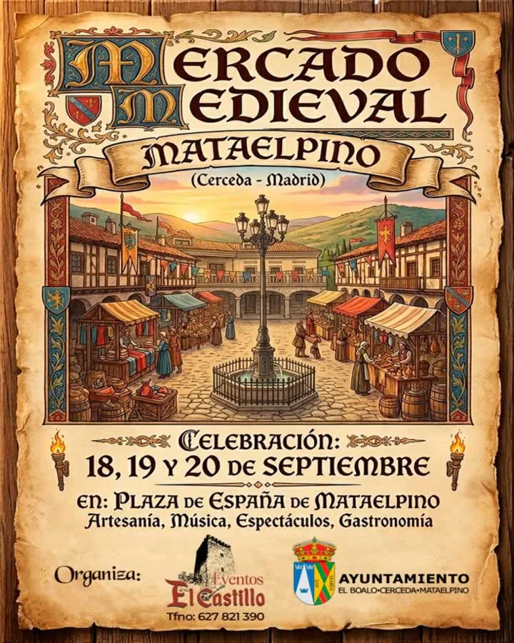Mercado Medieval de Mataelpino (Madrid) 2026