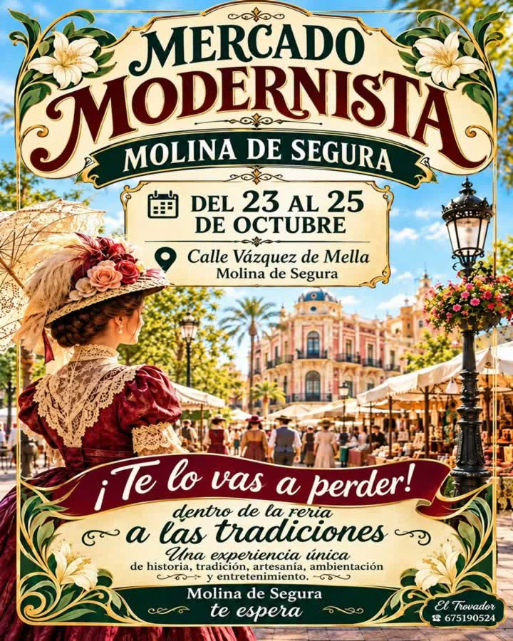Mercado Modernista de Molina de Segura 2026 (Murcia)