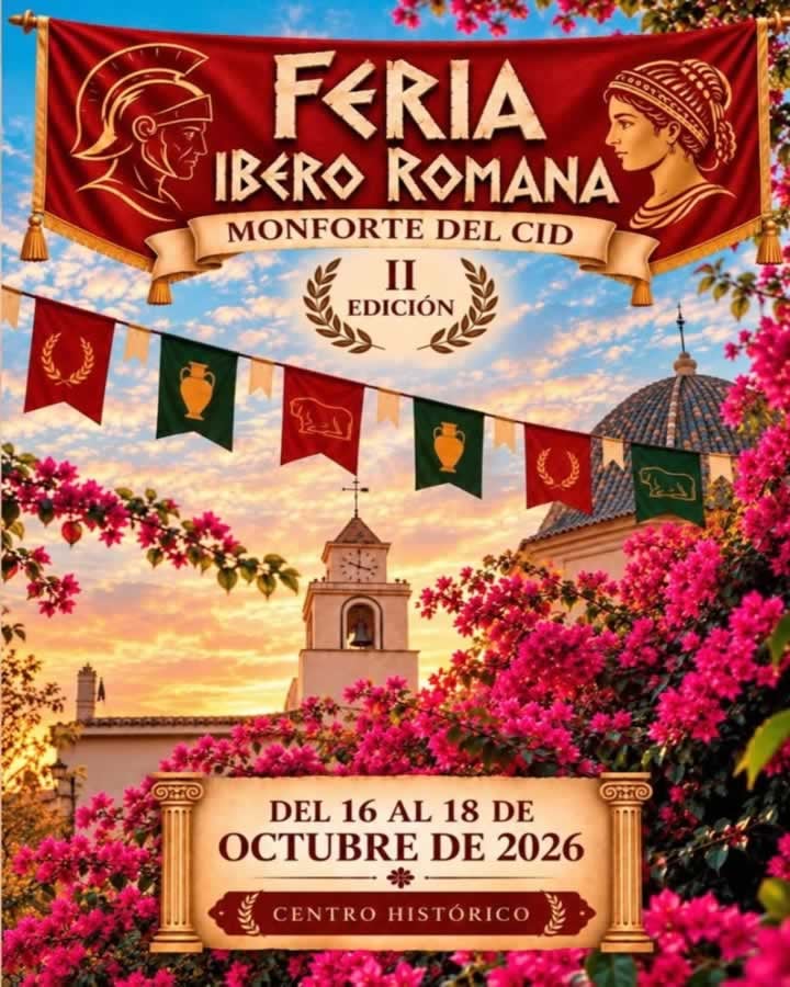 Mercado Íbero-Romano de Monforte del Cid 2026 (Alicante)
