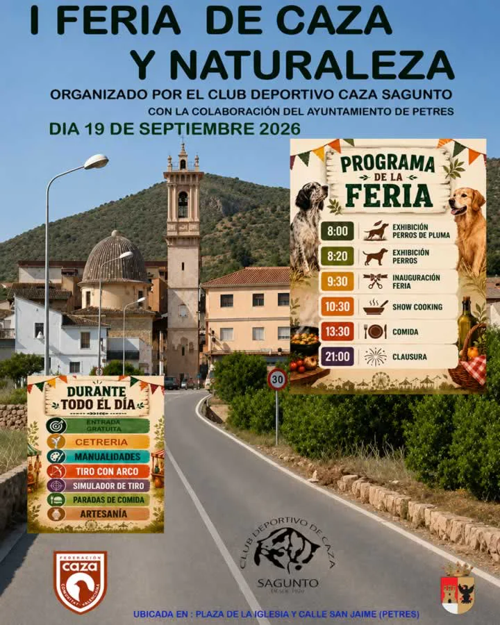 I Feria de Caza y Naturaleza Petrés (Valencia) 2026