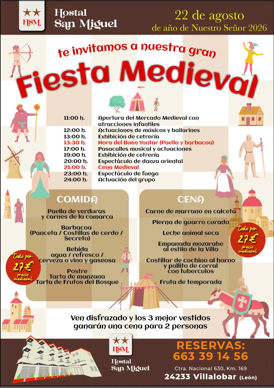 Fiesta y Mercado Medieval de Villalobar 2026 (León)