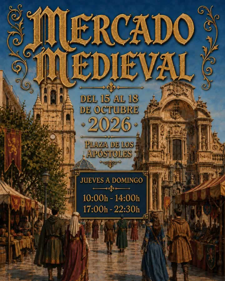 Mercado Medieval de Murcia Catedral 2026