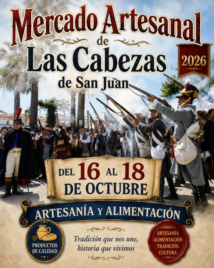 Mercado Artesanal en la Recreación Histórica de Las Cabezas de San Juan 2026