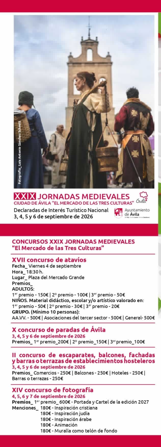 XXIX Jornadas Medievales de Ávila 2026