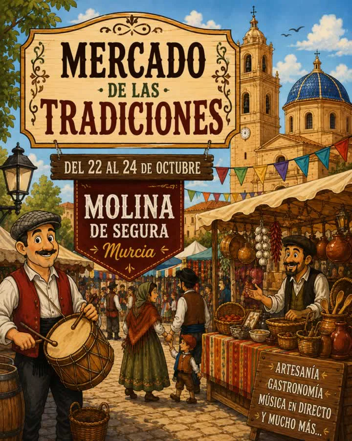 Mercado de las Tradiciones de Molina de Segura 2026 (Murcia)