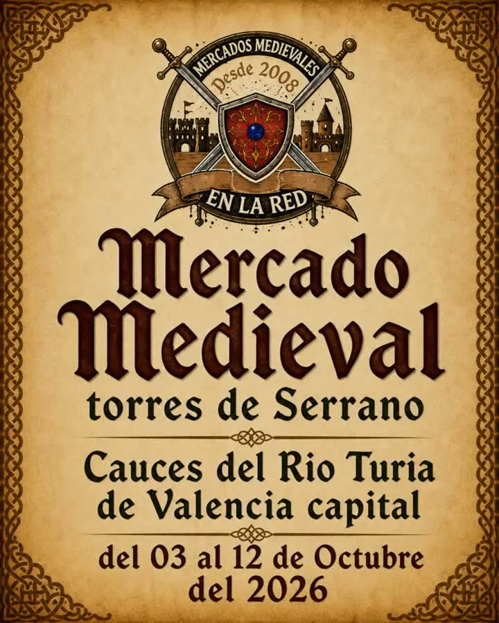 Mercado Medieval Torres de Serranos Valencia 2026