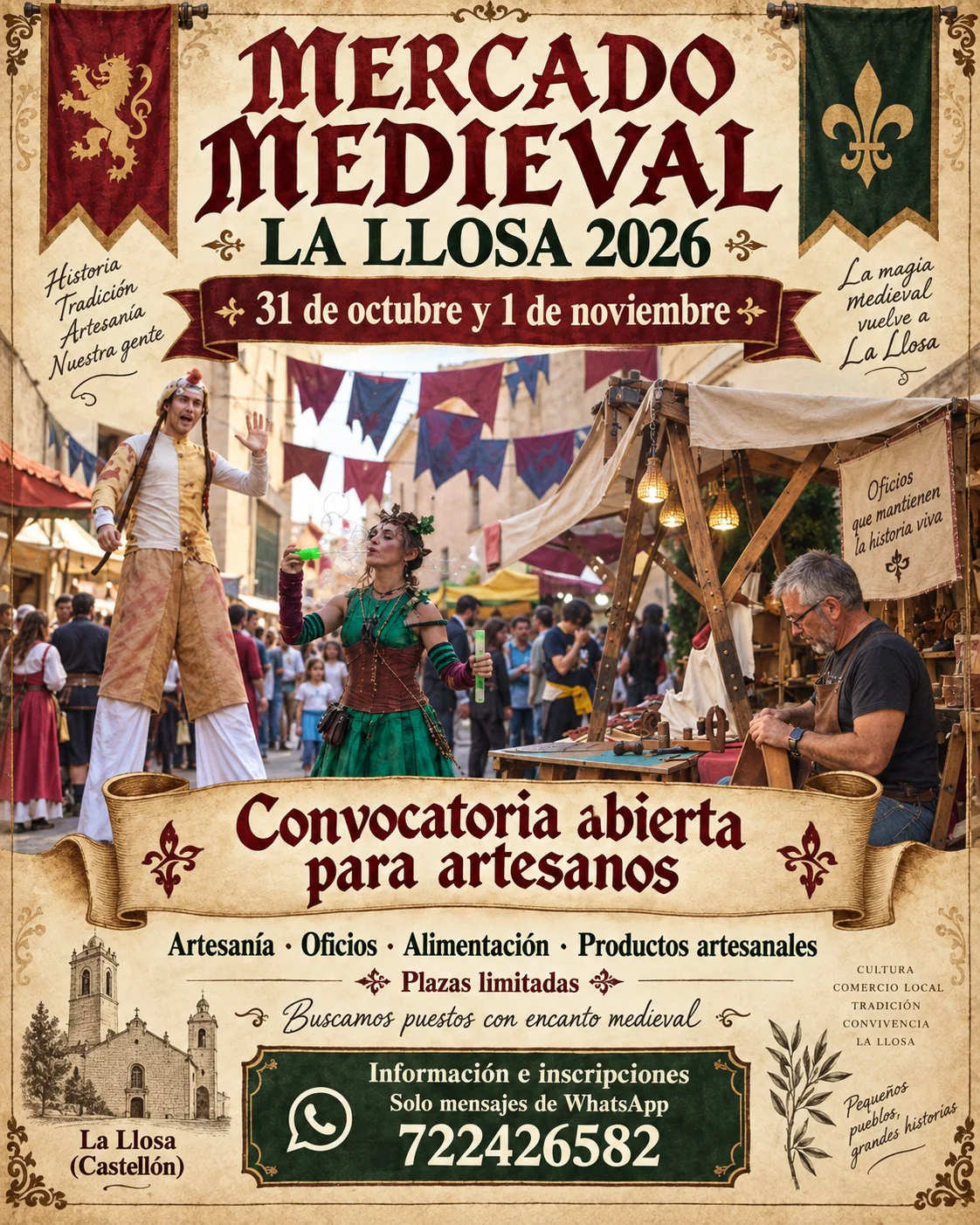 Mercado Medieval de La Llosa 2026