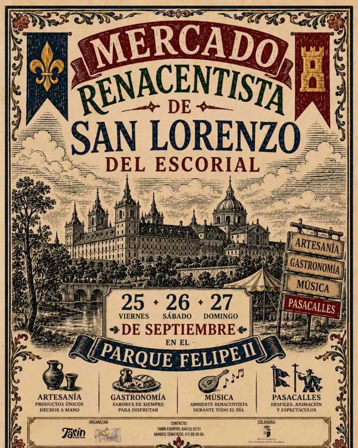 Mercado Renacentista San Lorenzo de El Escorial 2026 (Madrid)