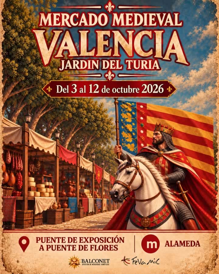 Mercado Medieval Torres de Serranos Valencia 2026