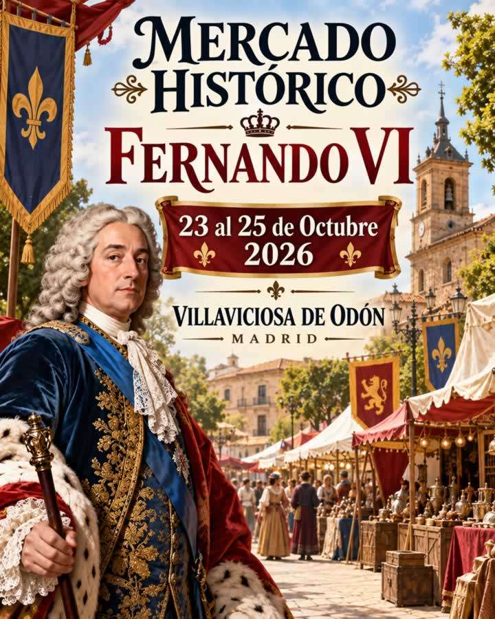 Mercado Histórico Fernando VI 2026 en Villaviciosa de Odón – Madrid