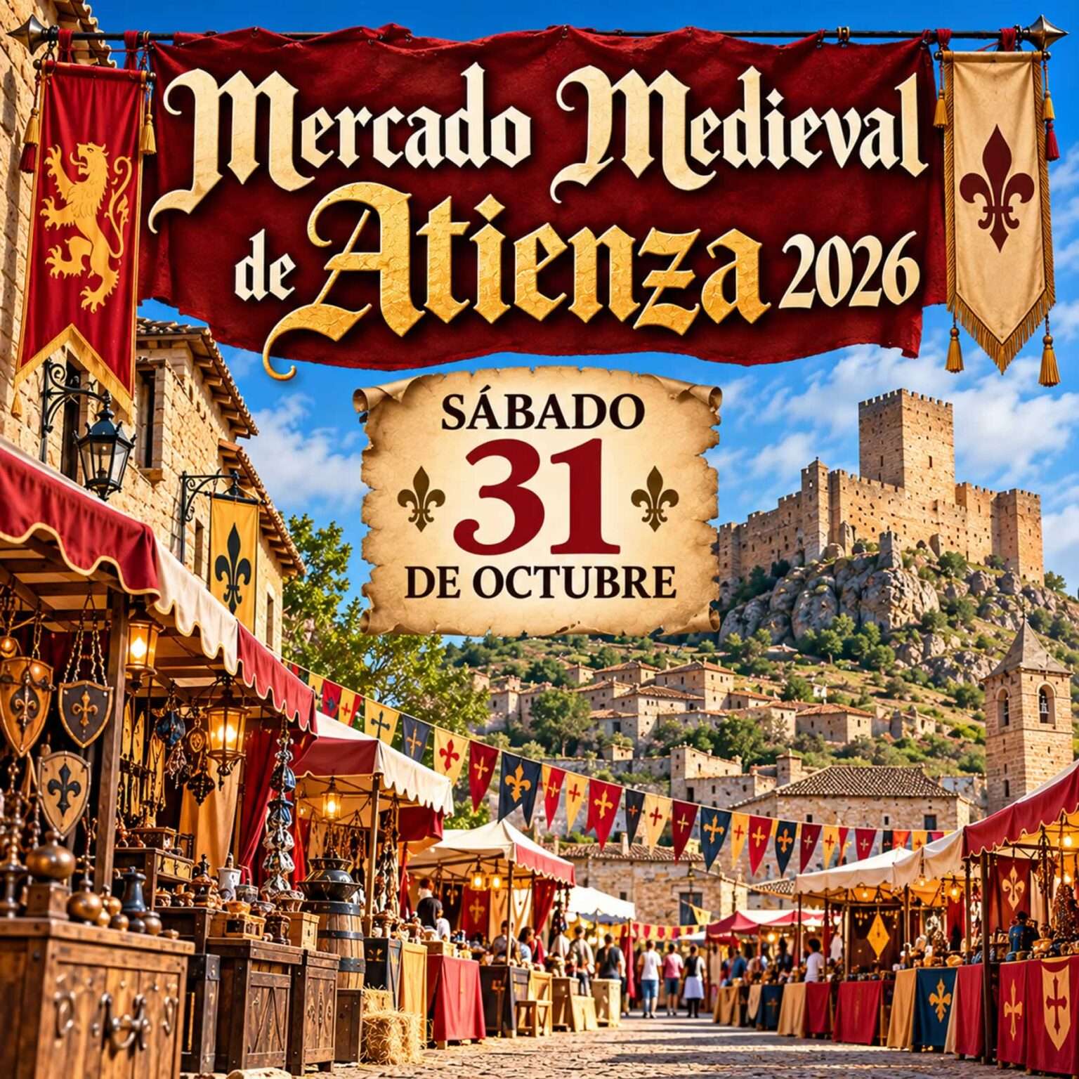 Mercado Medieval de Atienza 2026 (Guadalajara)