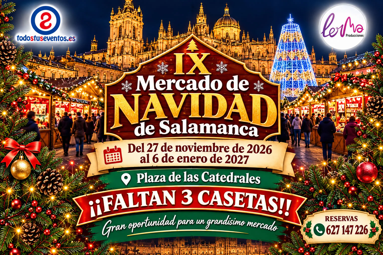 Mercado de Navidad de Salamanca 2026-2027