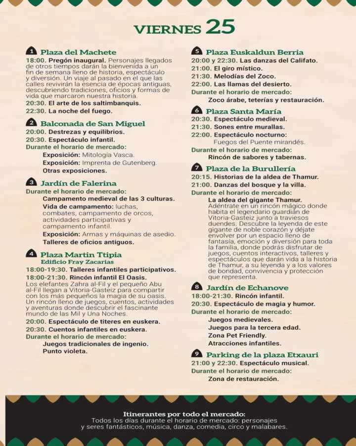 Mercado Medieval de Vitoria – Gasteiz 2026 (Alava)