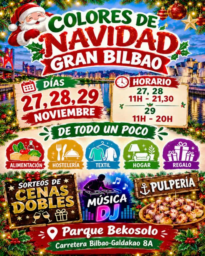 Feria Colores de Navidad Gran Bilbao 2026 – Bilbao (Bizkaia)