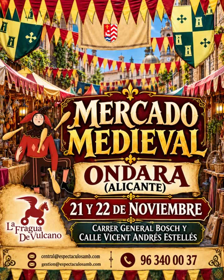 Mercado Medieval de Ondara 2026 (Alicante)