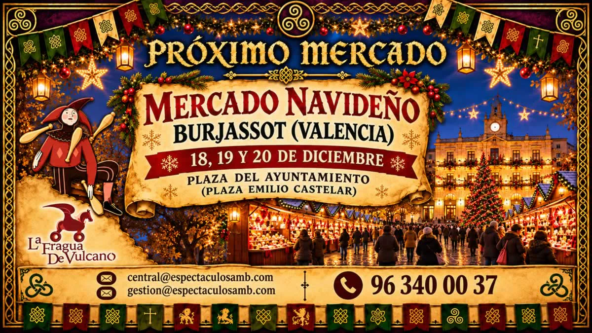 Mercado Navideño de Burjassot 2026 (Valencia)