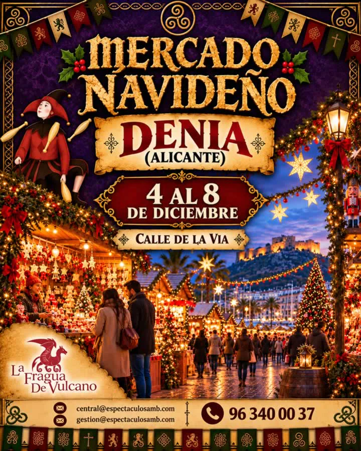 Mercado Navideño de Denia 2026 – Alicante