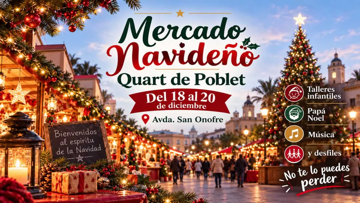 Mercado Navideño de Quart de Poblet 2026 (Valencia)
