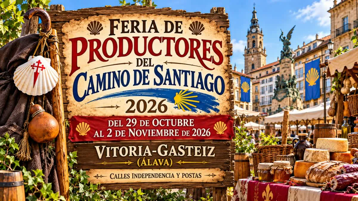 Feria de Productores del Camino de Santiago 2026 en Vitoria-Gasteiz
