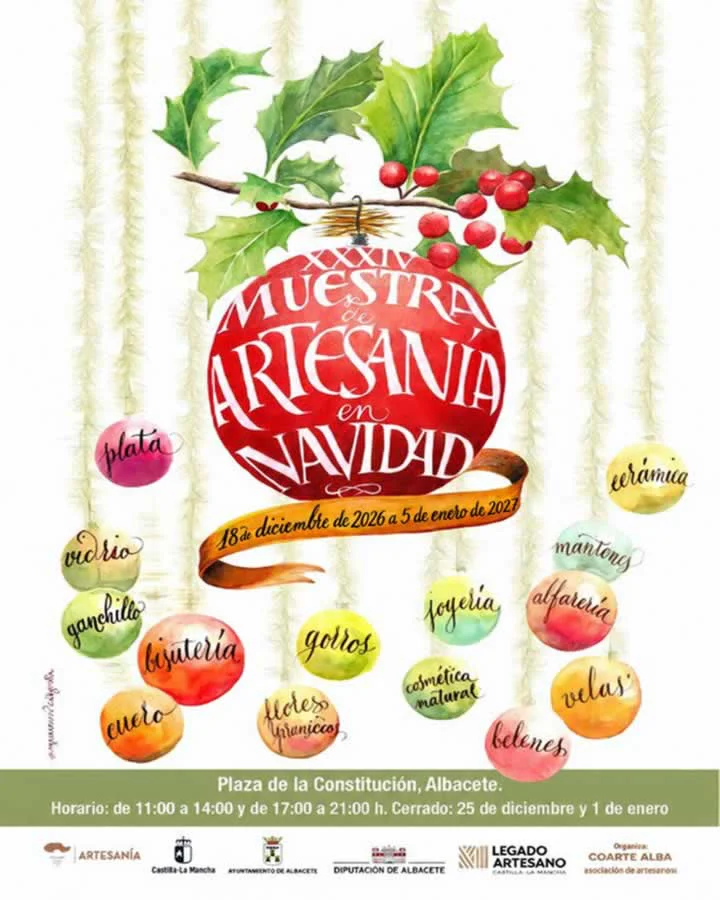 XXXV Muestra de Artesanía en Navidad de Albacete 2026-2027