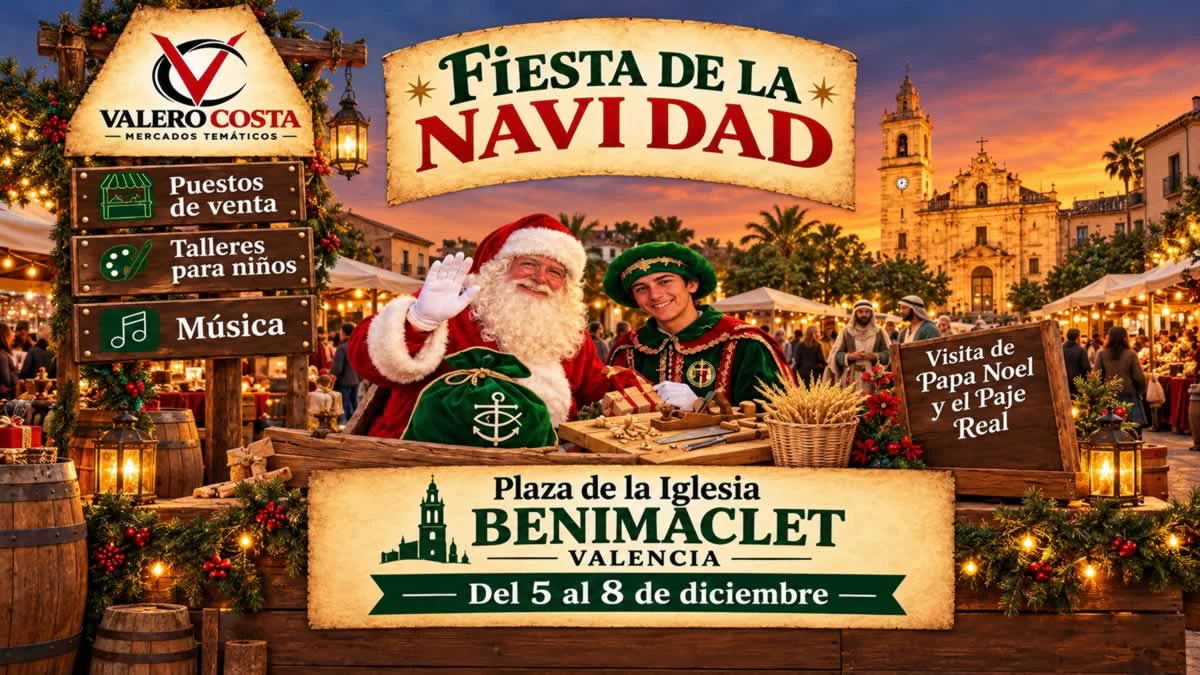 Mercado Navideño de Benimaclet 2026 (Valencia)