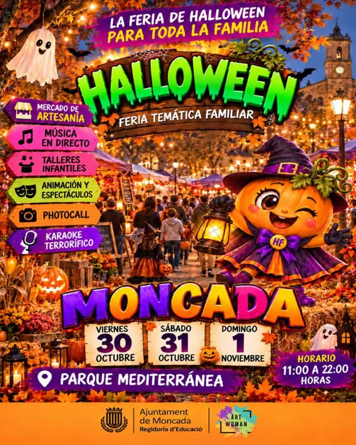 Feria de Halloween de Moncada 2026 Valencia