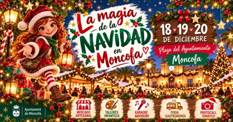 Mercado de Navidad de Moncofa 2026 Castellón