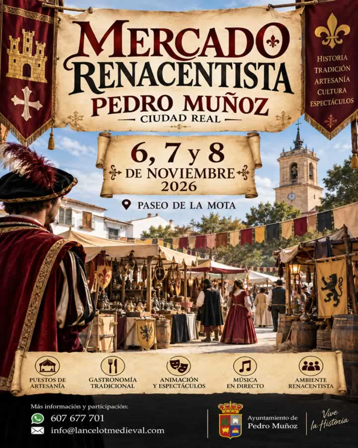 Mercado Renacentista de Pedro Muñoz 2026 (Ciudad Real)