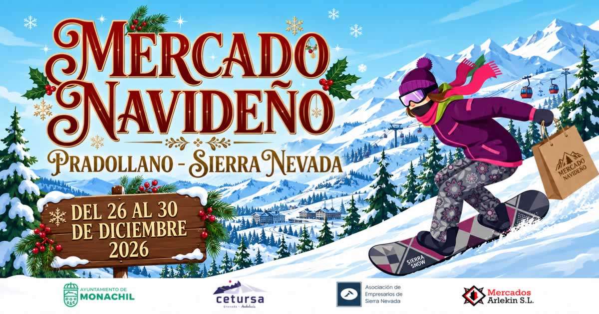 Mercado Navideño de Pradollano 2026 – Sierra Nevada (Granada)