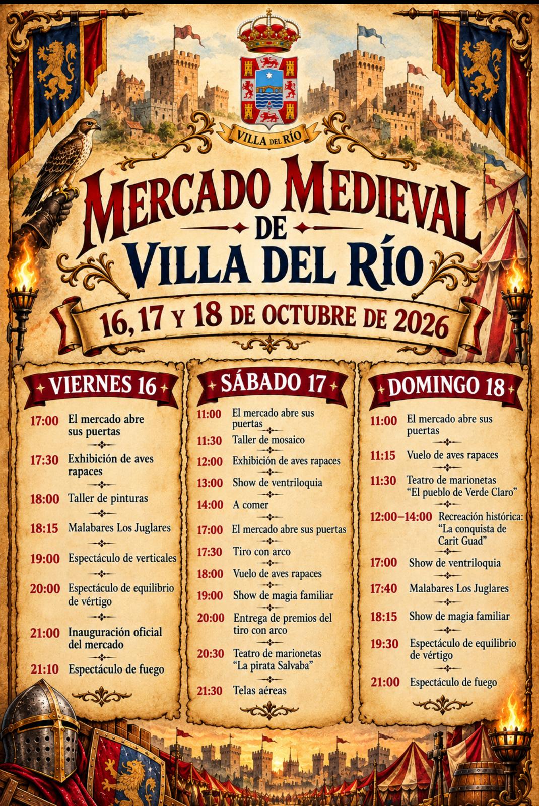 Mercado Medieval de Villa del Río 2026 (Córdoba)