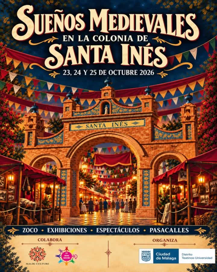 Fiesta Medieval Sueños Colonos 2026 en Teatinos, Málaga