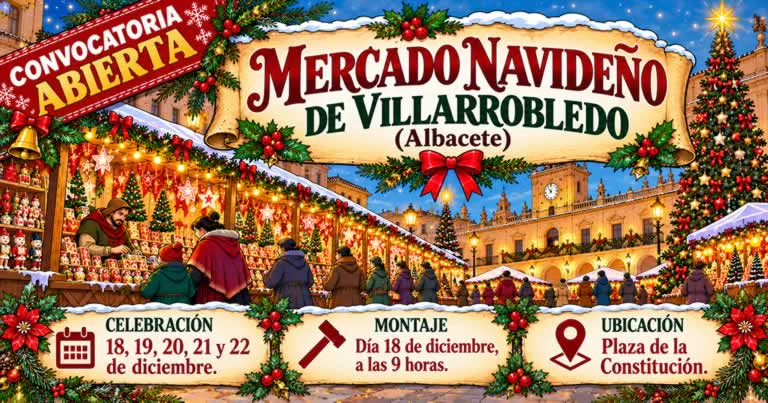 Mercado Navideño de Villarrobledo 2026 (Albacete)