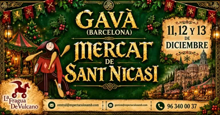 Mercado de Sant Nicasi de Gavà 2026 (Barcelona)